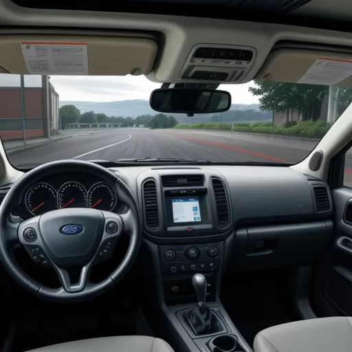 2005 Ford Transit interior