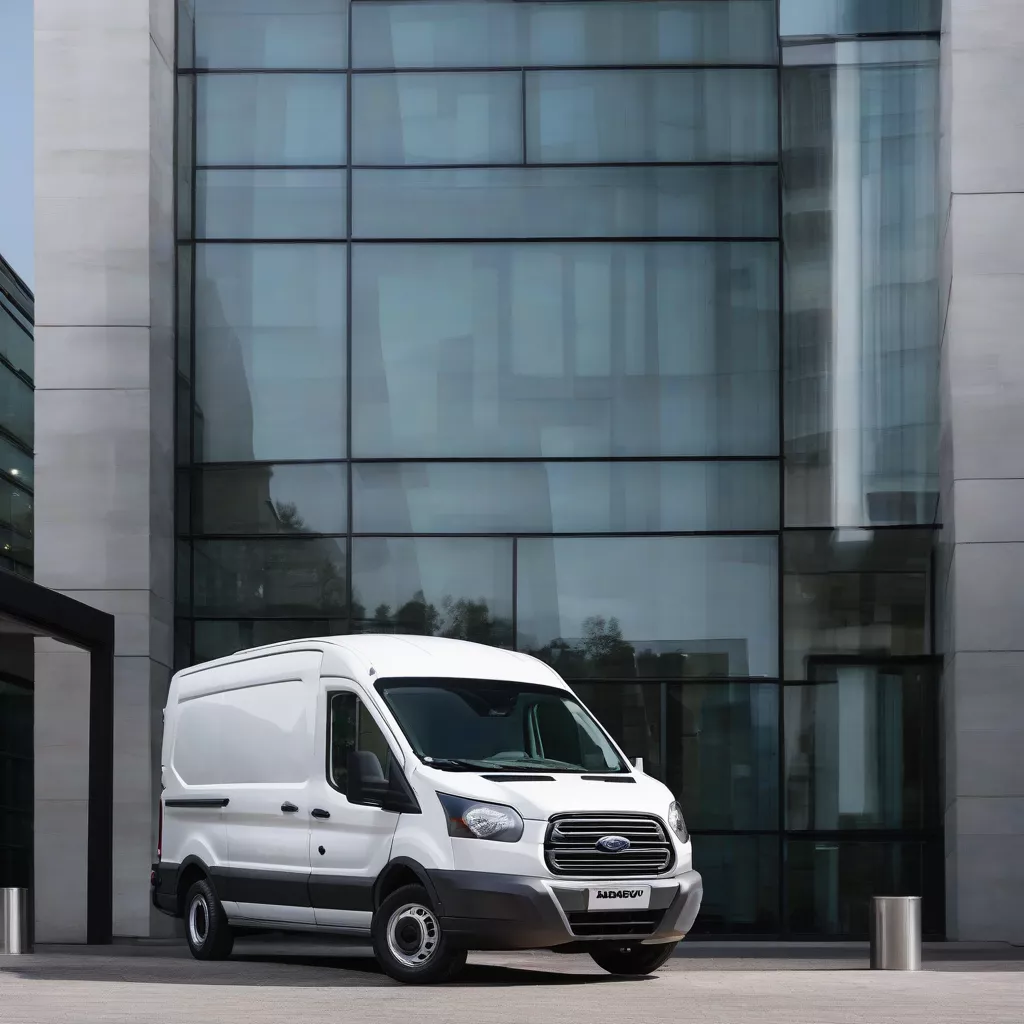 Carrinha de Carga Ford Transit branca