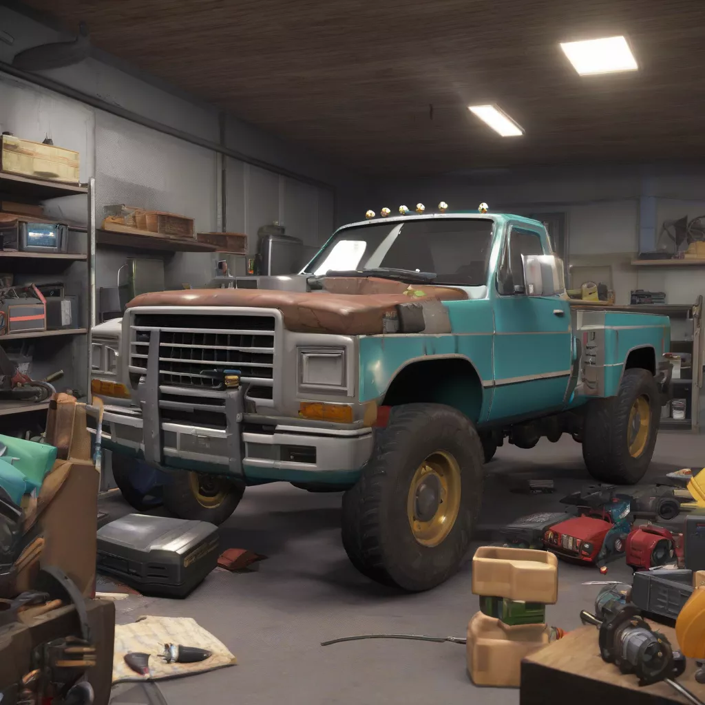 Game lắp ráp xe tải