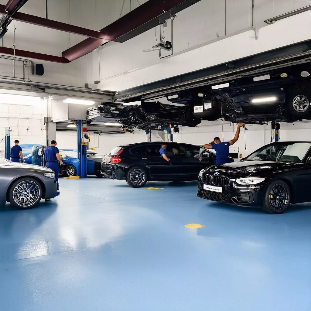 Gara ô tô hiện đại