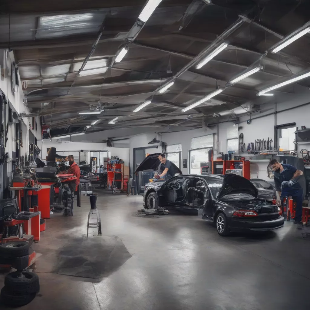 Gara ô tô hiện đại