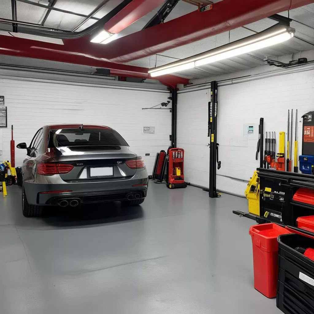 Gara ô tô hiện đại
