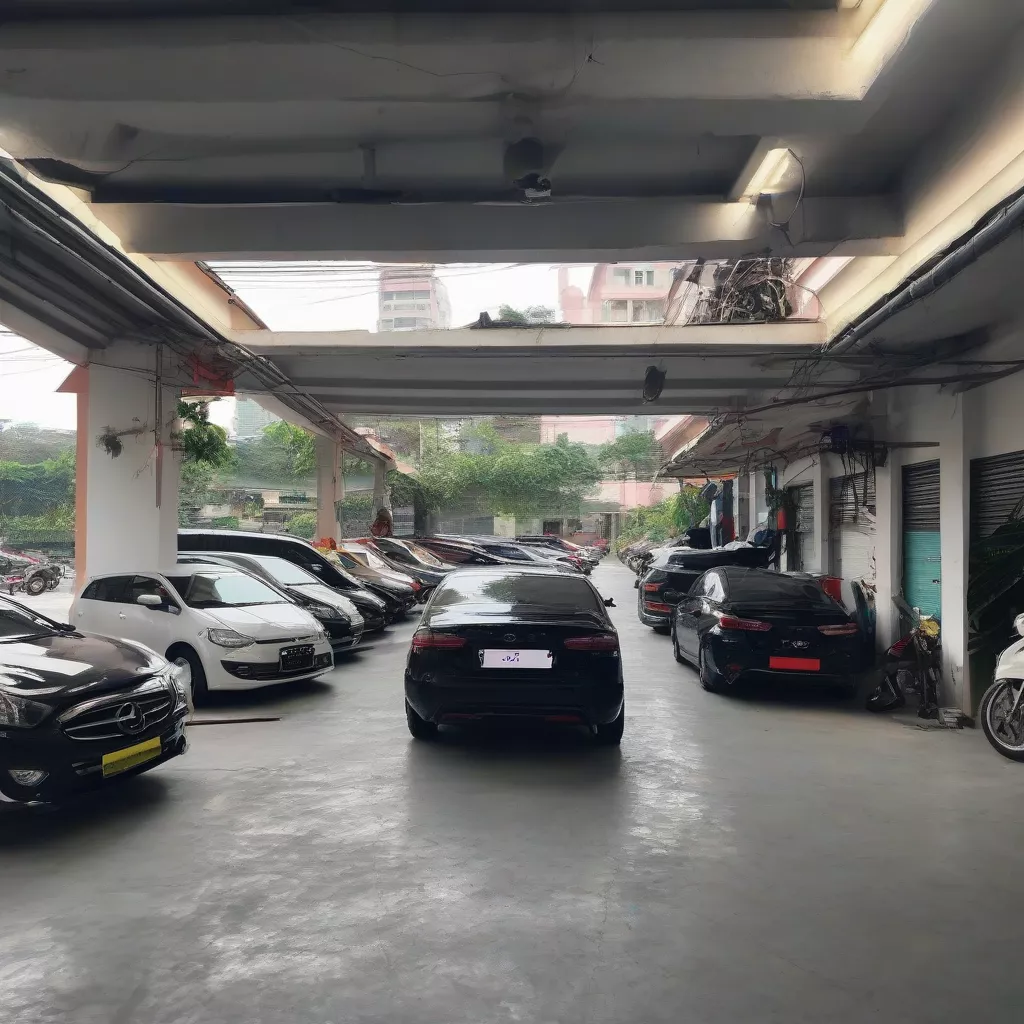 Gara ô tô hiện đại tại Hà Nội