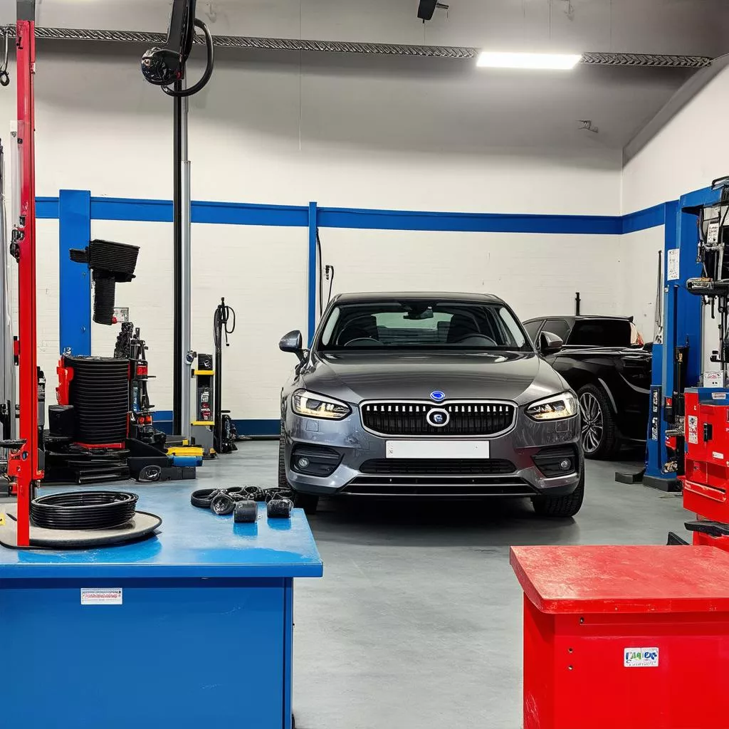 最新設備を完備したHuy Hoàng Tam Trinh自動車整備工場