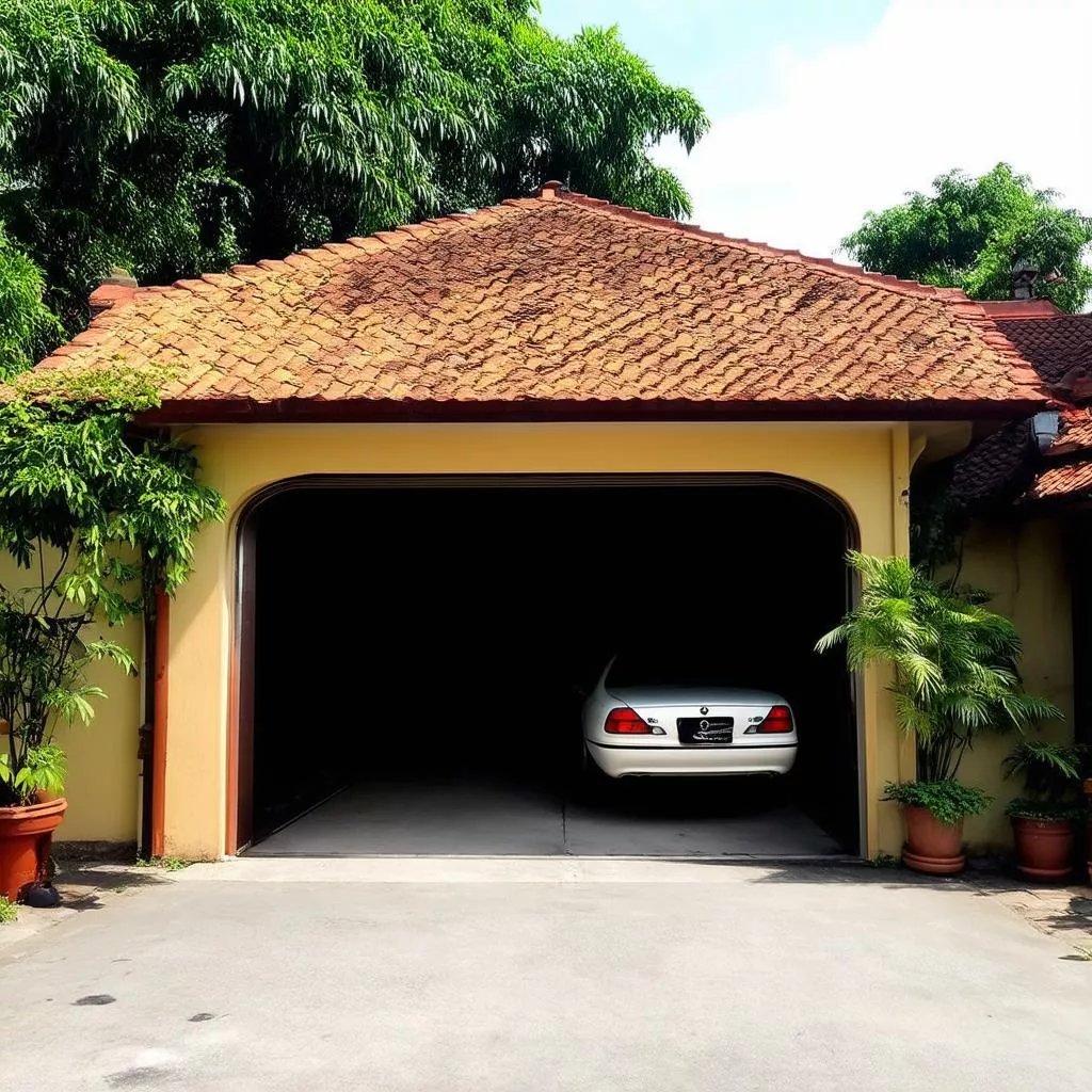 Tile Roof Outdoor Carport