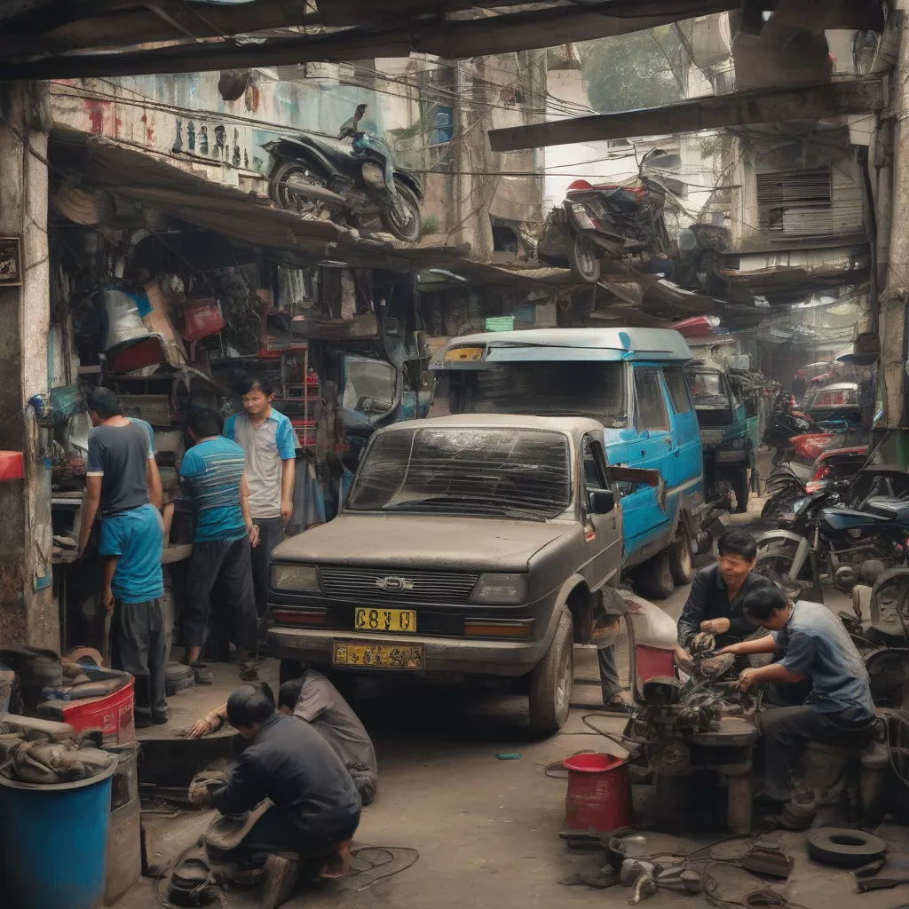 Truck Repair Garage in Hanoi