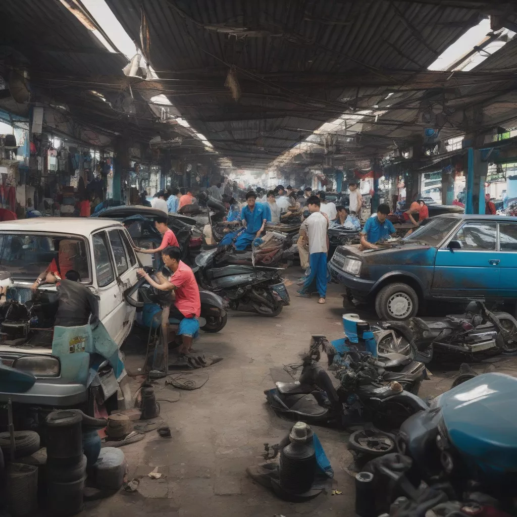 Auto Repair Shop in Hanoi
