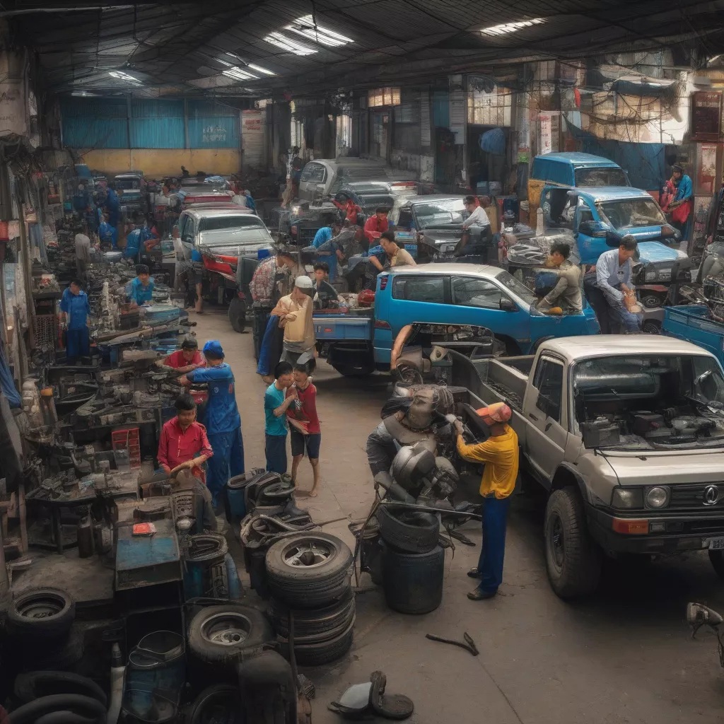 Truck Garage in Hanoi