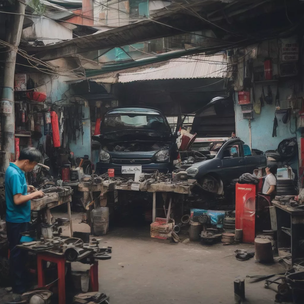 Auto Repair Shop in Hanoi