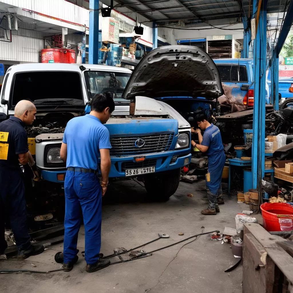 Gara ô tô tải Hà Nội