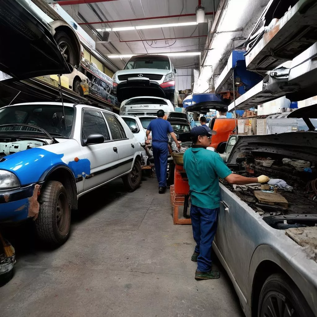 Gara ô tô tại Hà Nội