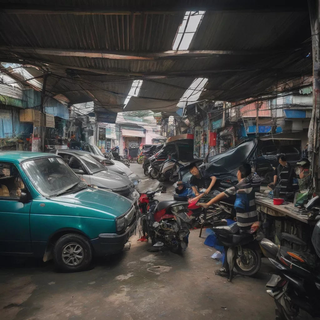 Gara ô tô tại quận Hoàng Mai, Hà Nội