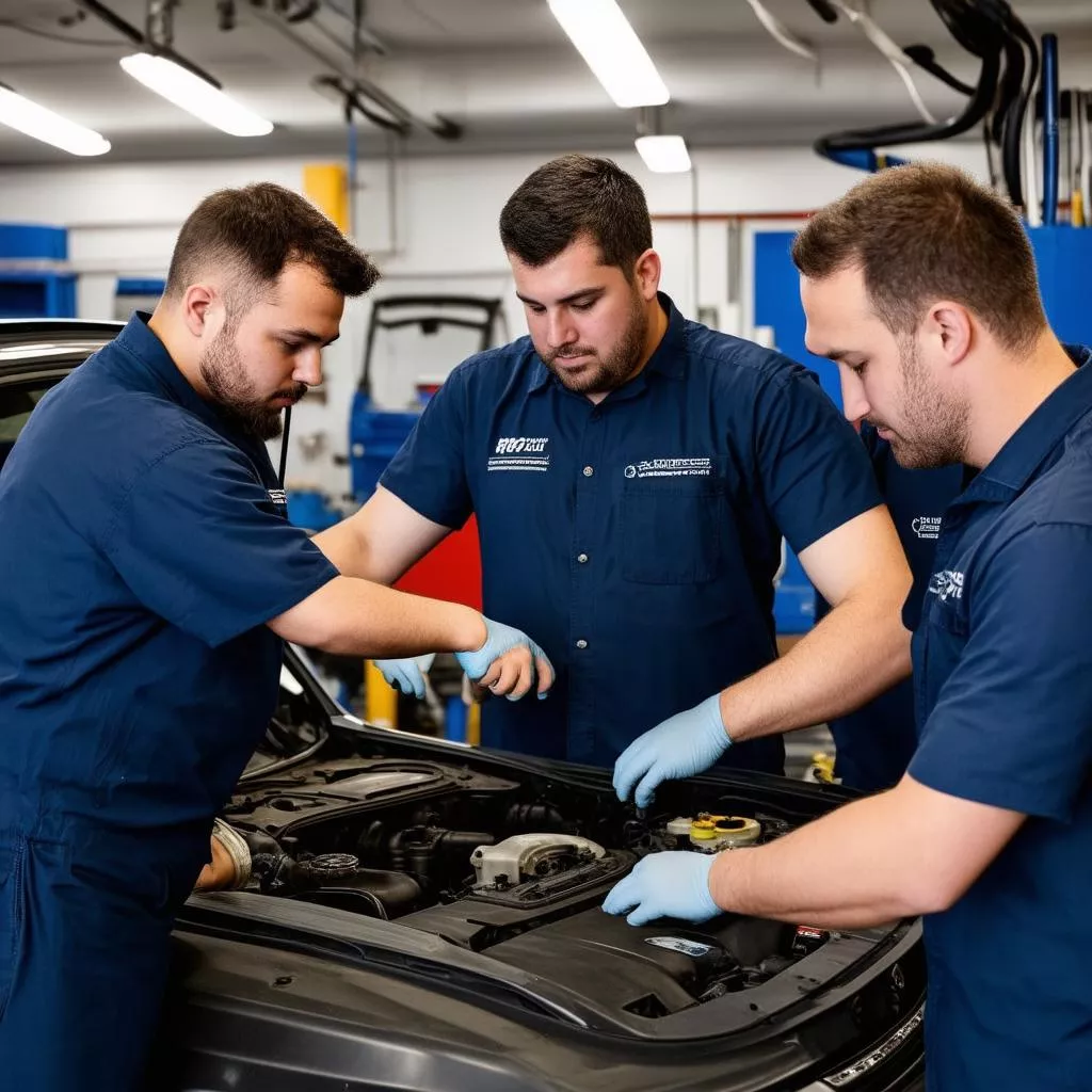 长城汽车修理厂经验丰富的技术团队