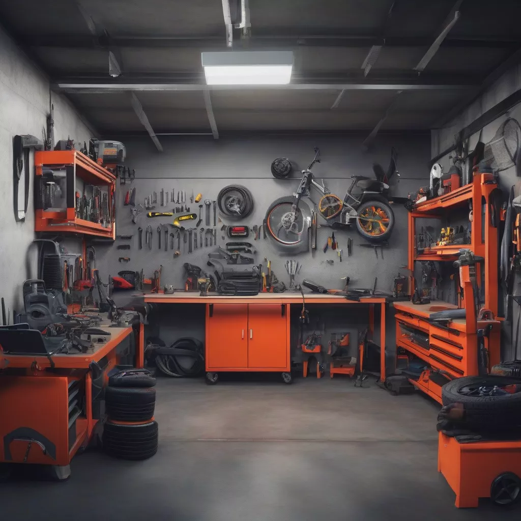 Gara sửa chữa ô tô hiện đại