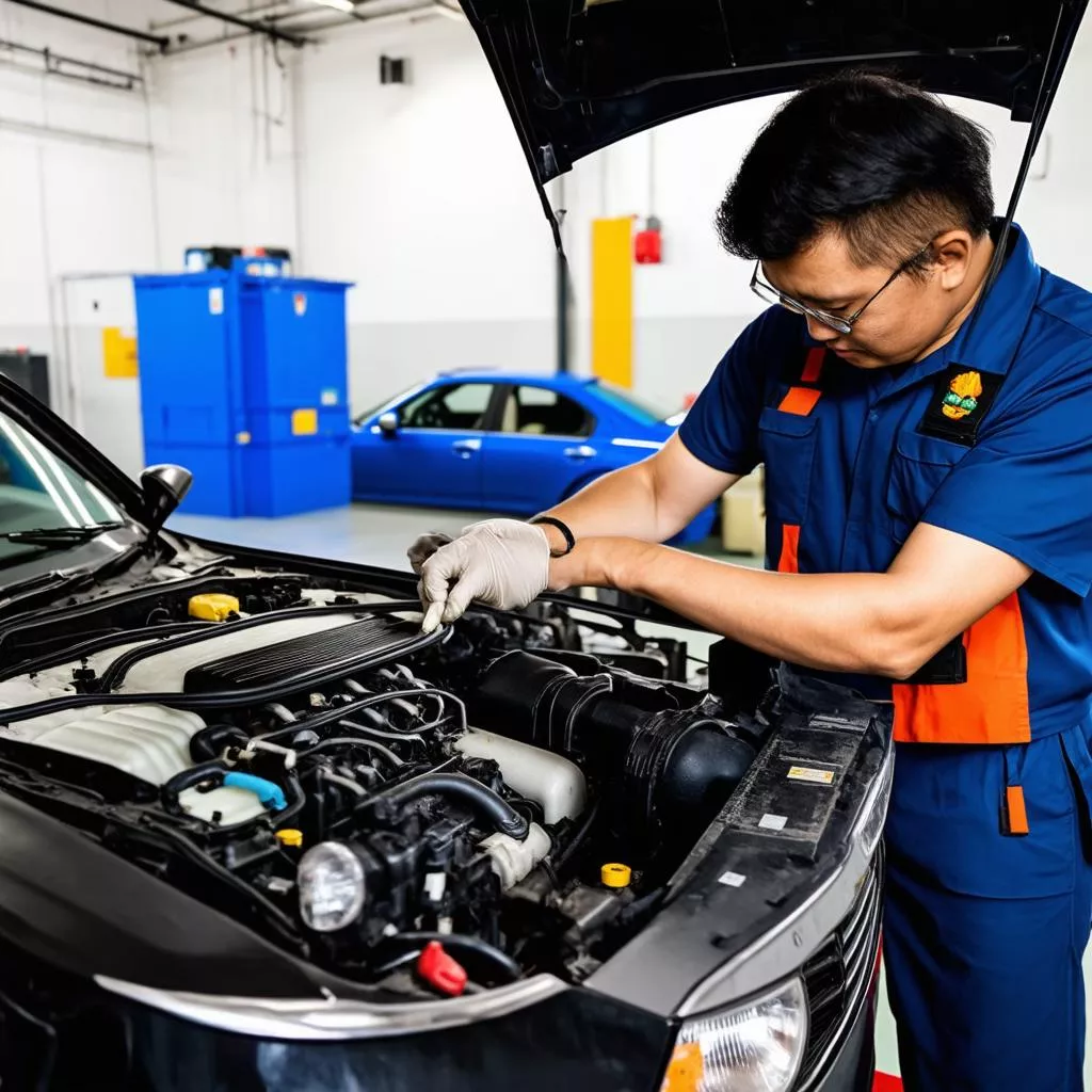 Gara sửa chữa ô tô Bình Dương