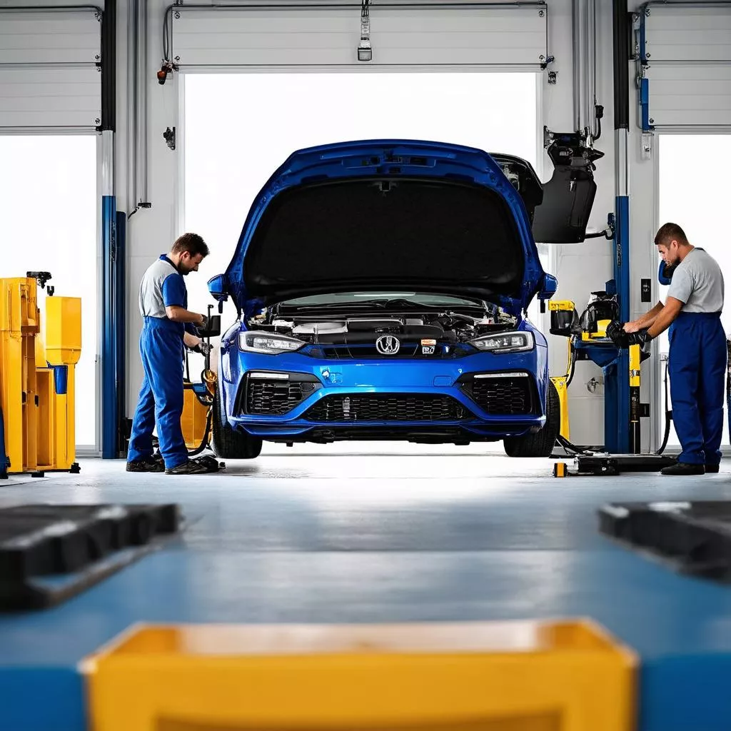 Gara Sửa Chữa Ô Tô Hiện Đại