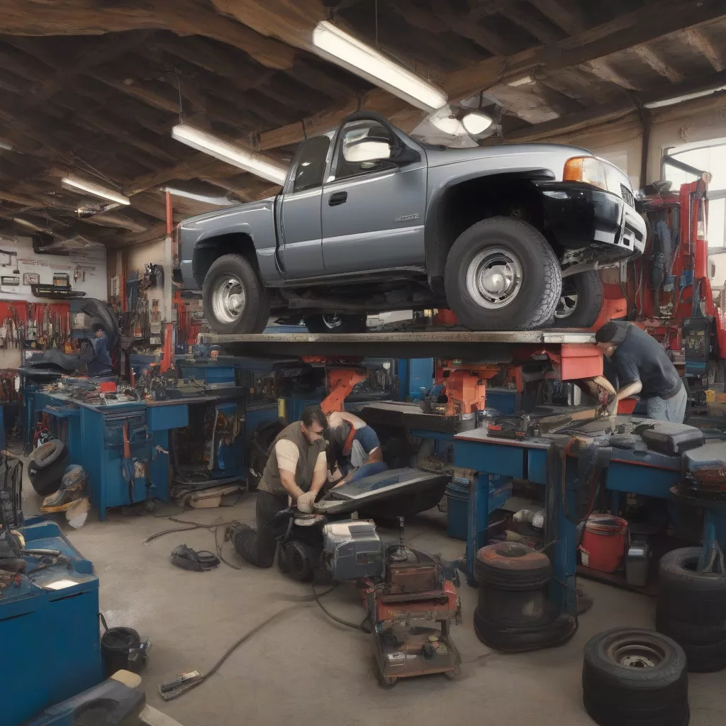 Gara Sửa Chữa Ô Tô Tải Tại Hà Nội