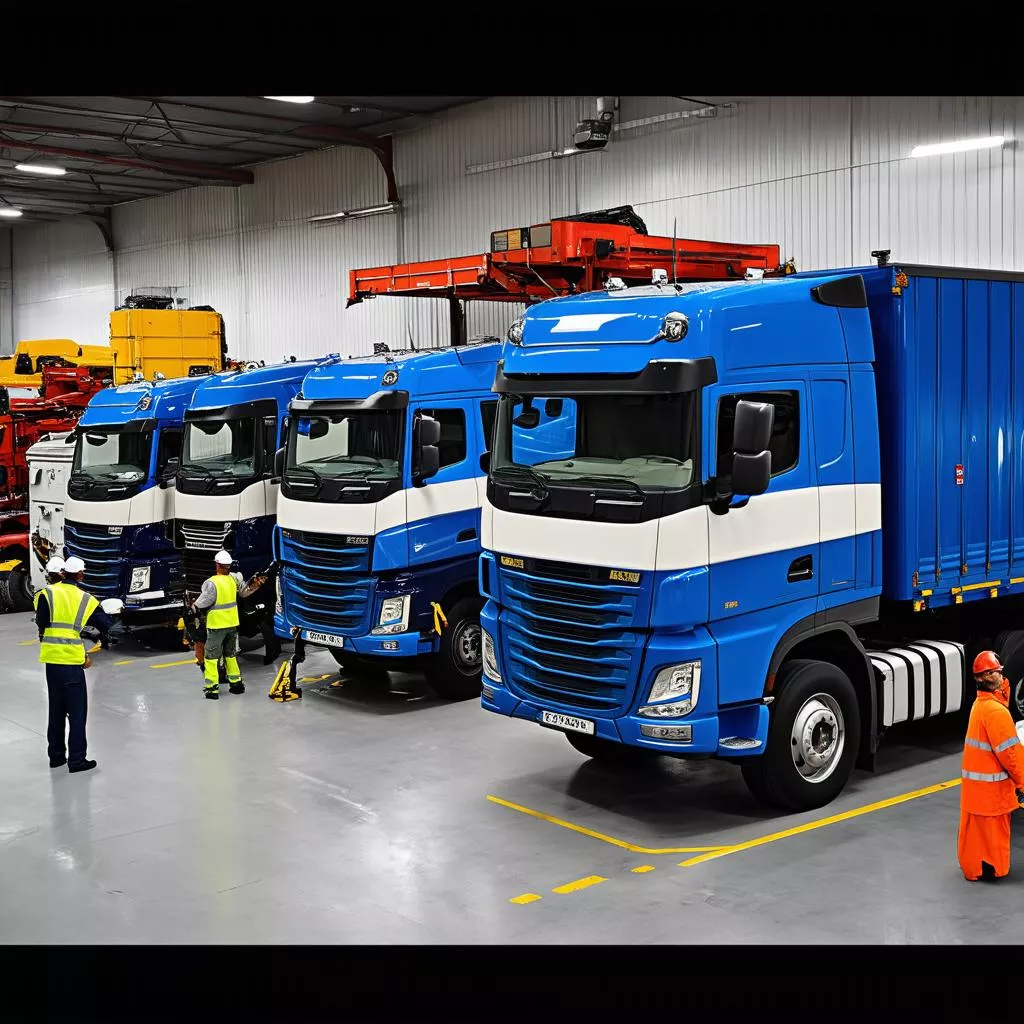 Gara sửa chữa ô tô tải Hà Nội