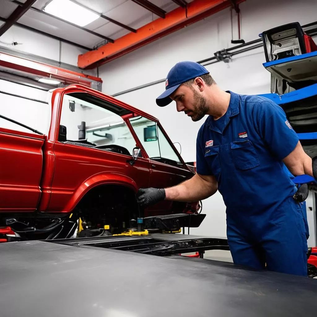 Gara sửa chữa ô tô tải Hà Nội