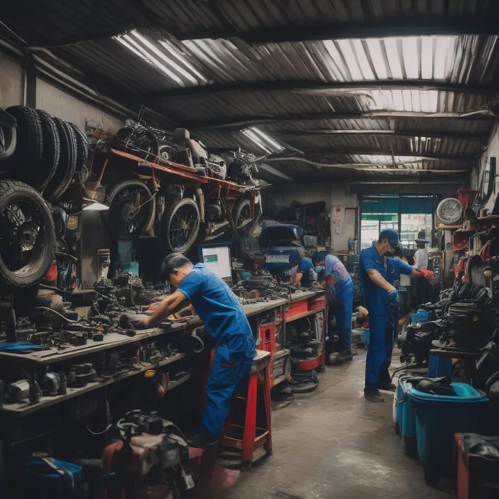 Gara sửa chữa ô tô uy tín tại Hà Nội