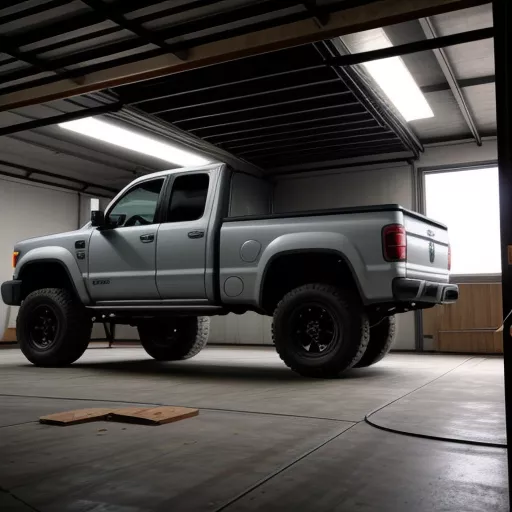 Bengkel perbaikan truk