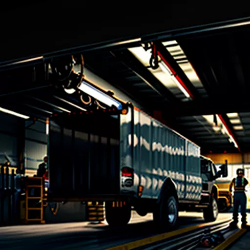 Gara sửa chữa xe tải