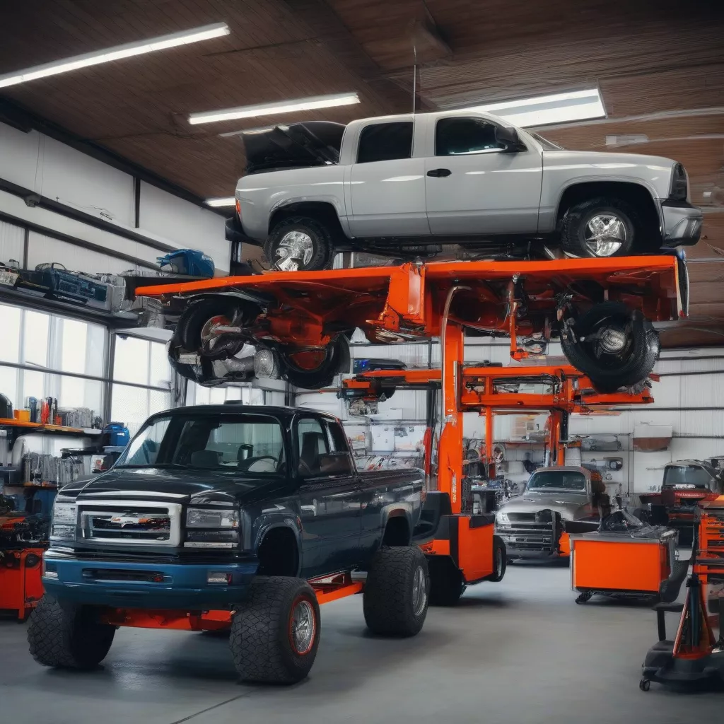 Gara sửa chữa xe tải