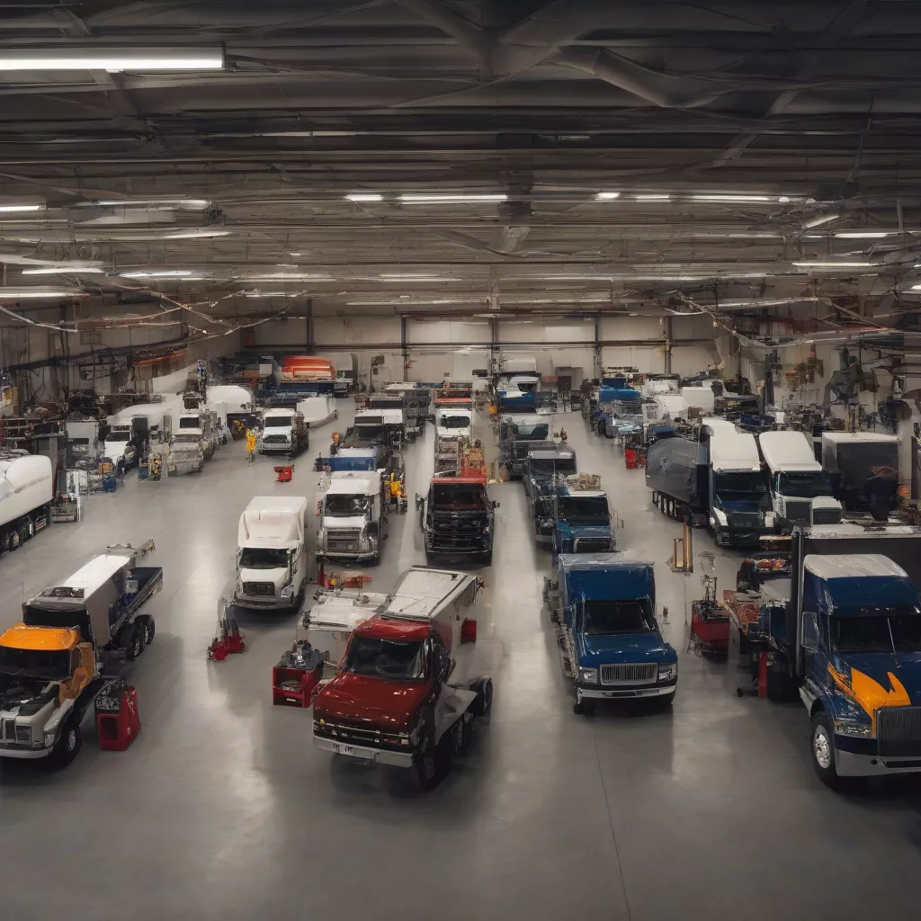 Gara sửa chữa xe tải
