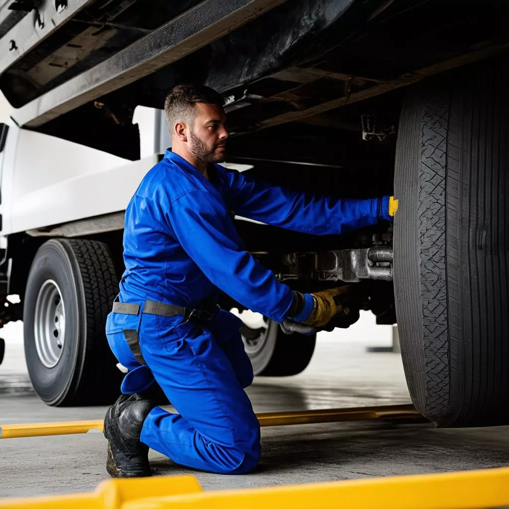 Gara sửa chữa xe tải