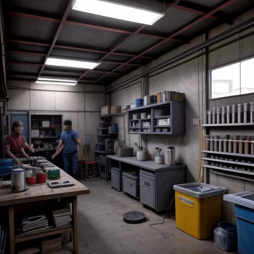 Gara sửa chữa xe tải Dongben