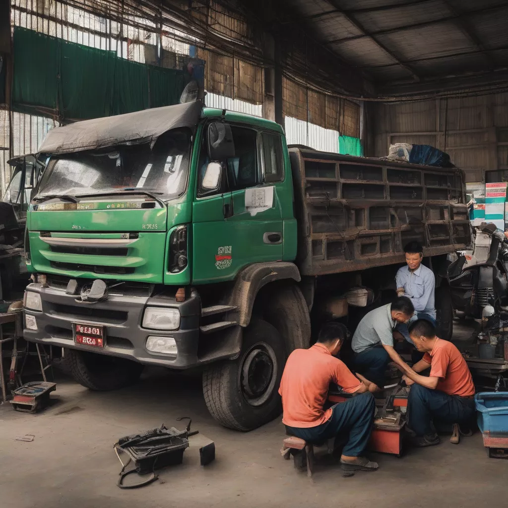 Gara sửa chữa xe tải Hà Nội