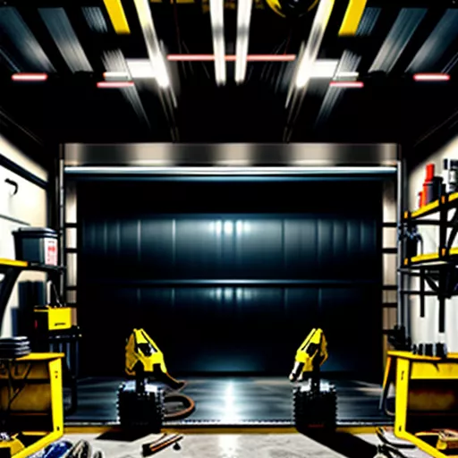 Modern Truck Repair Garage