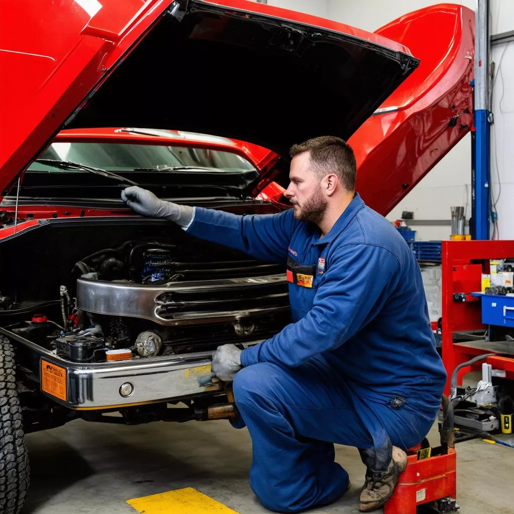 Gara sửa chữa xe tải Minh Phương