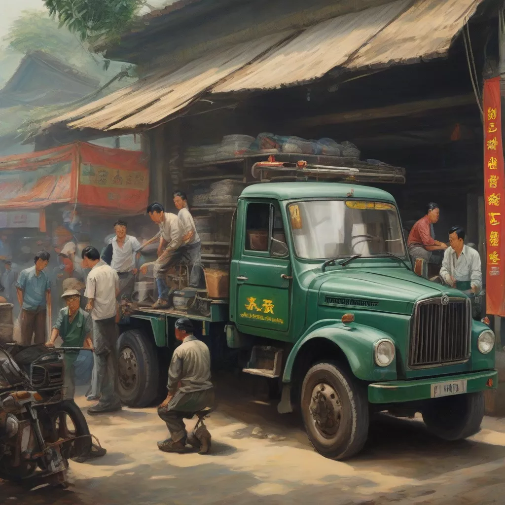 하노이 트럭 정비소