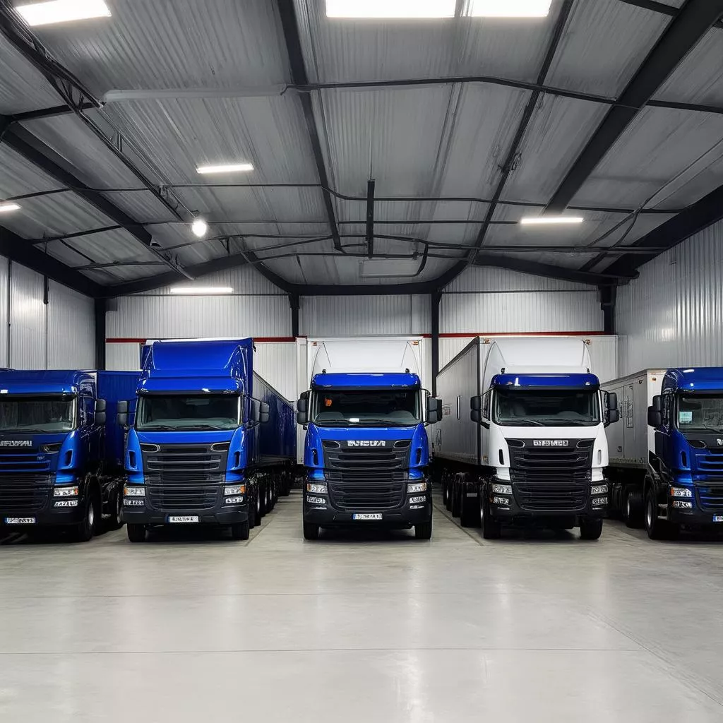 Gara xe tải hiện đại