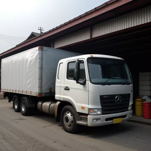 Garage de camions à Hanoï