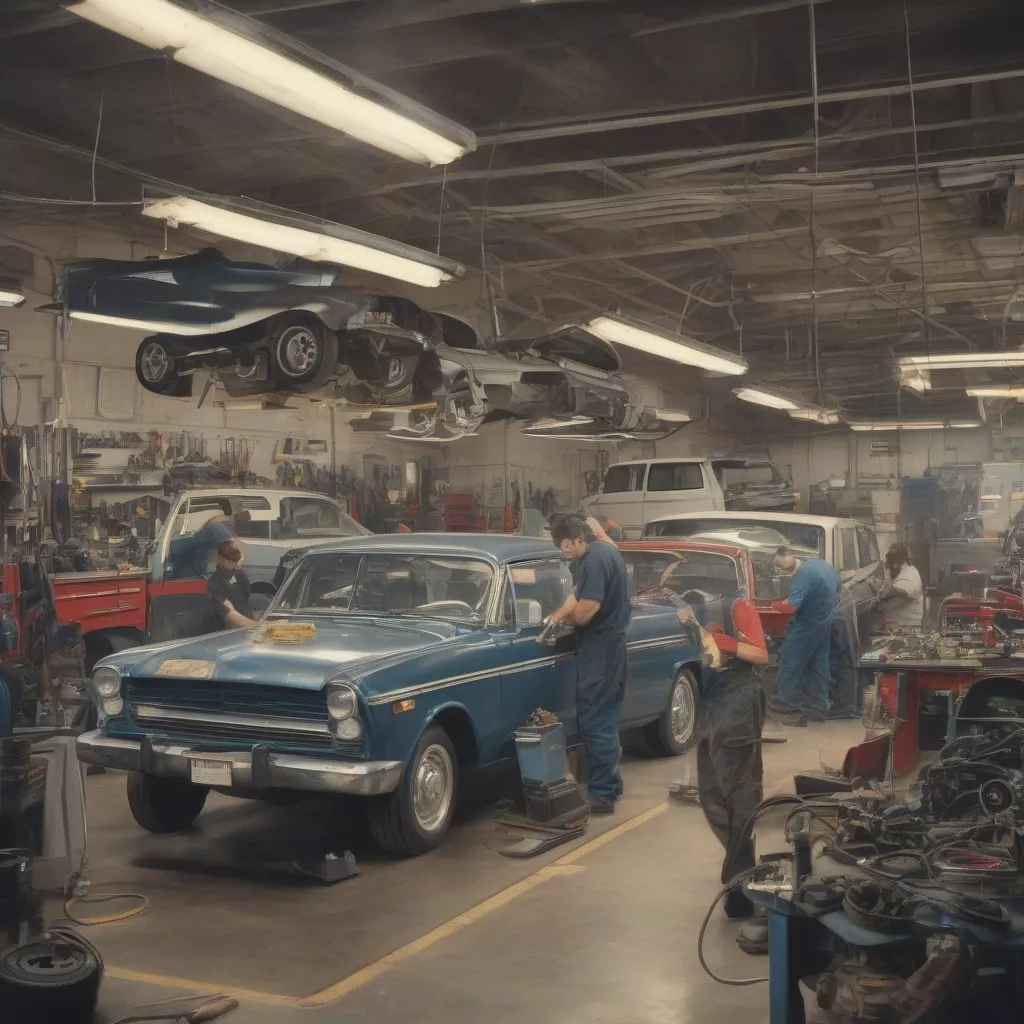 Garage sửa chữa ô tô