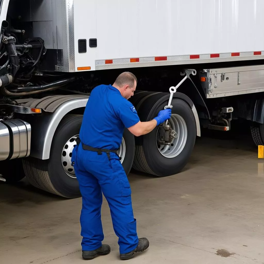 Garage sửa chữa ô tô tải