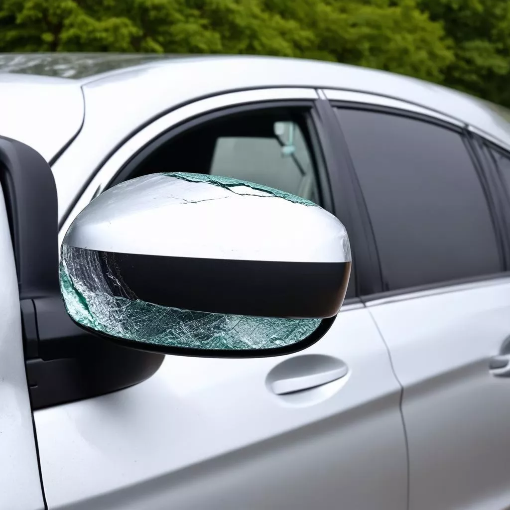 Gãy gương chiếu hậu ô tô: Nguyên nhân và cách xử lý