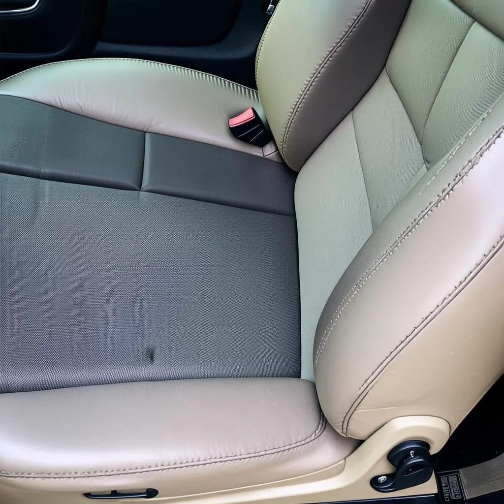 Ghế da ô tô được phục hồi tại TPHCM