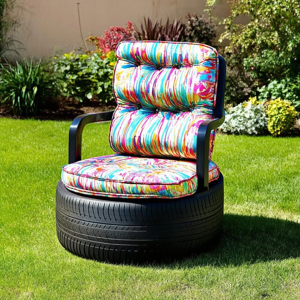 Ghế từ lốp xe tải
