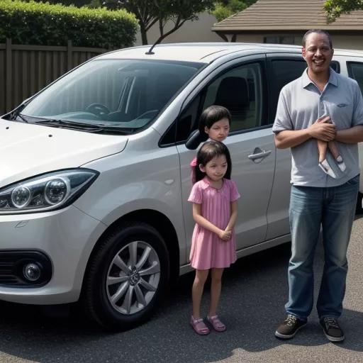 Family using a Suzuki Ertiga