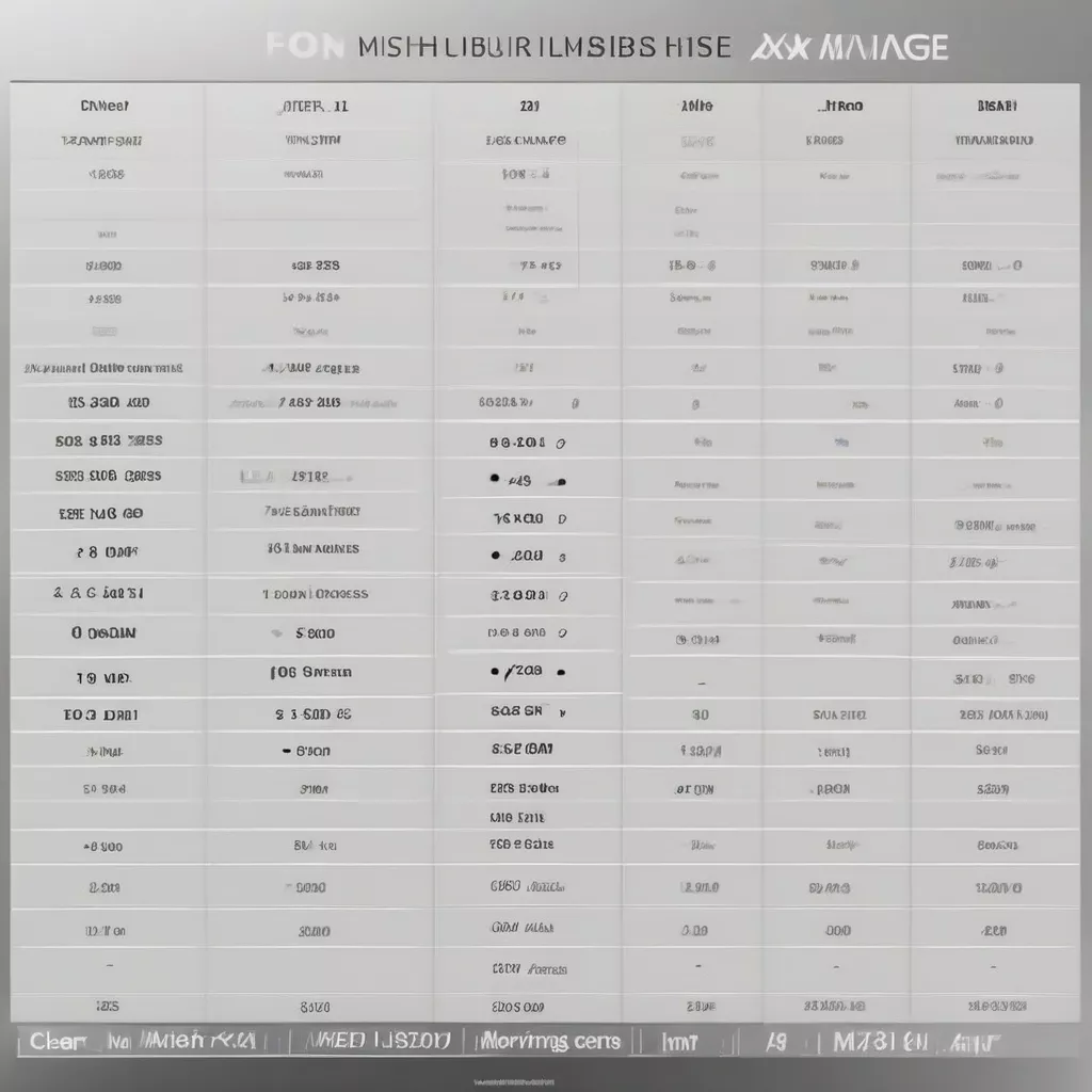 Tableau des prix Mitsubishi Mirage