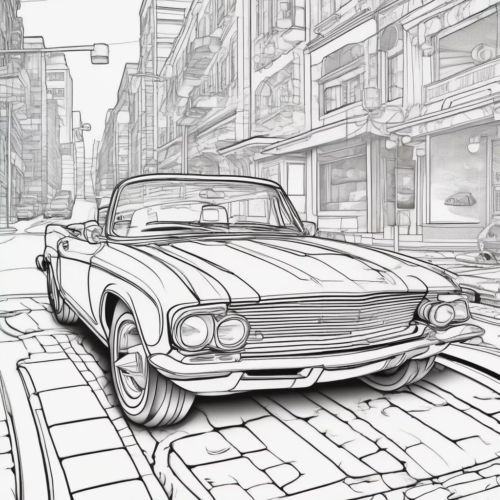 Giáo án tô màu ô tô cho bé