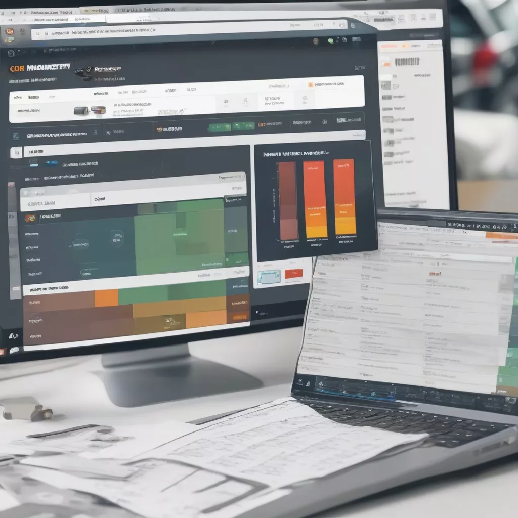 Interface do Software de Gestão de Peças Auto
