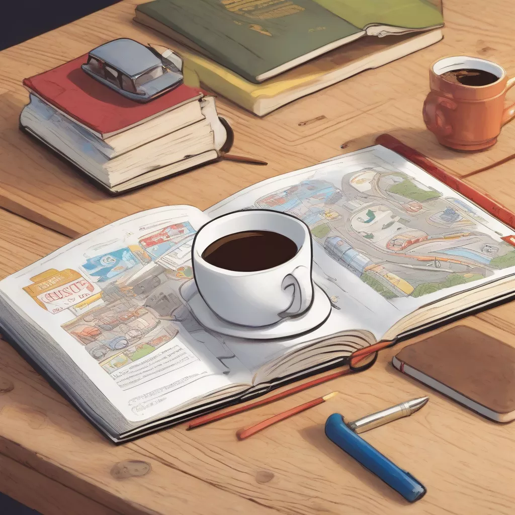 Image of a driving school textbook, the topic of this article