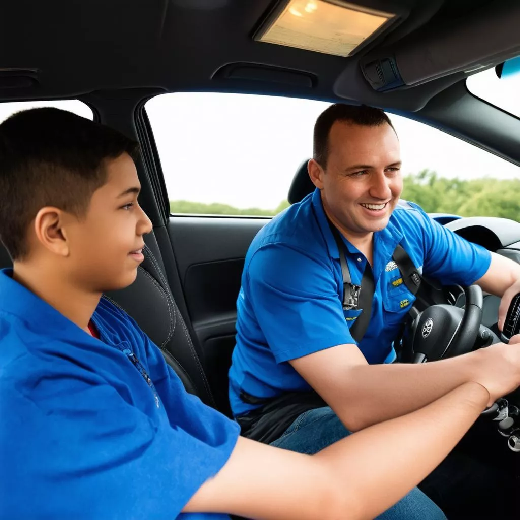 Giáo viên dạy lái xe ô tô