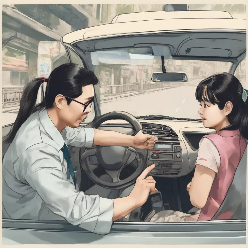 Giáo viên dạy lái xe ô tô cho học viên