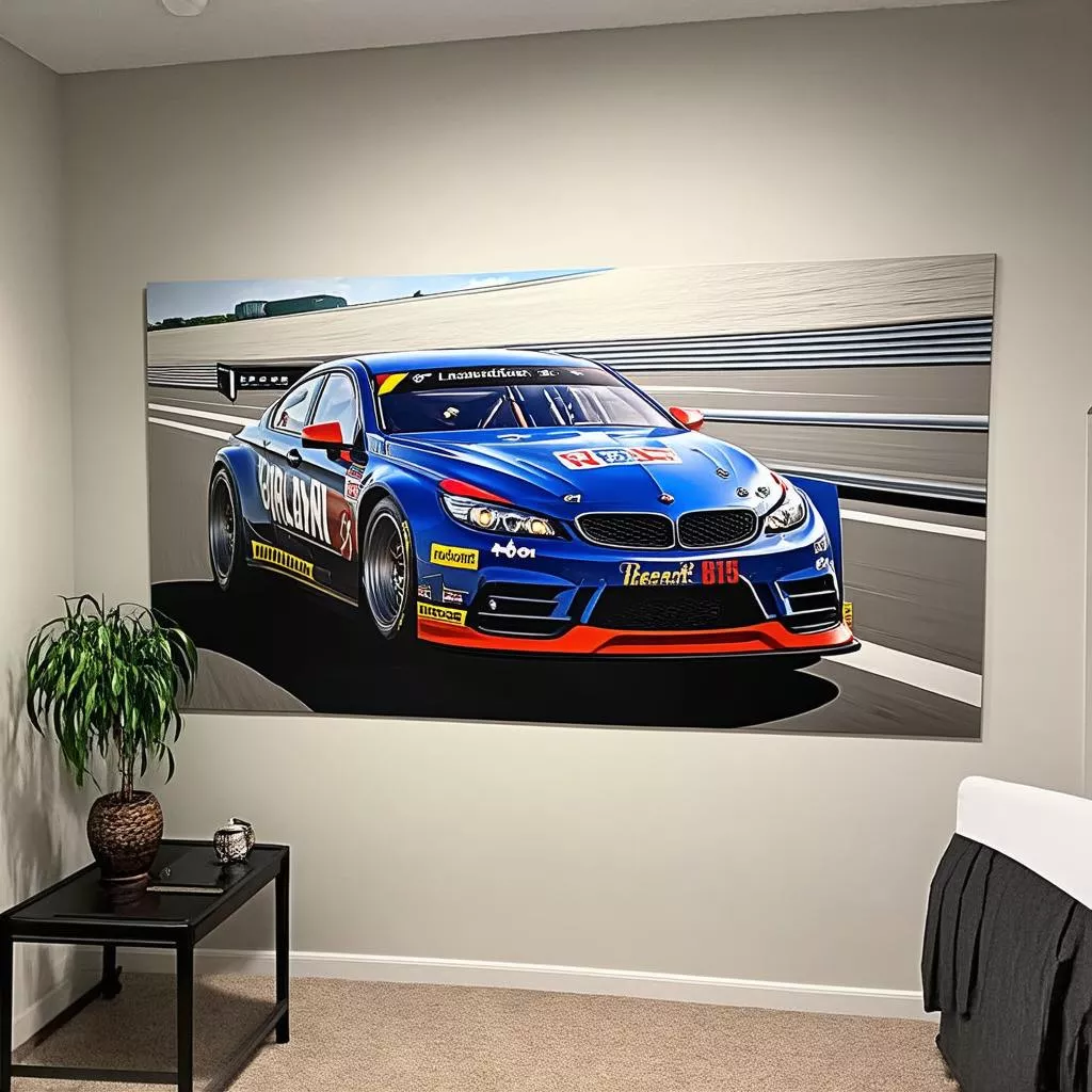 3D race car wallpaper