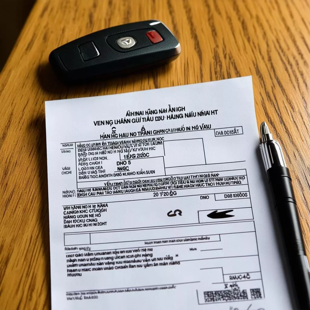 Giấy Hẹn Đăng Ký Xe Ô Tô: Những Điều Chủ Xe Cần Lưu Ý